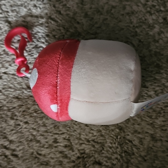 Squishmallow Malcolm The Mushroom Keychain Clip On 3.5" - Picture 2 of 2